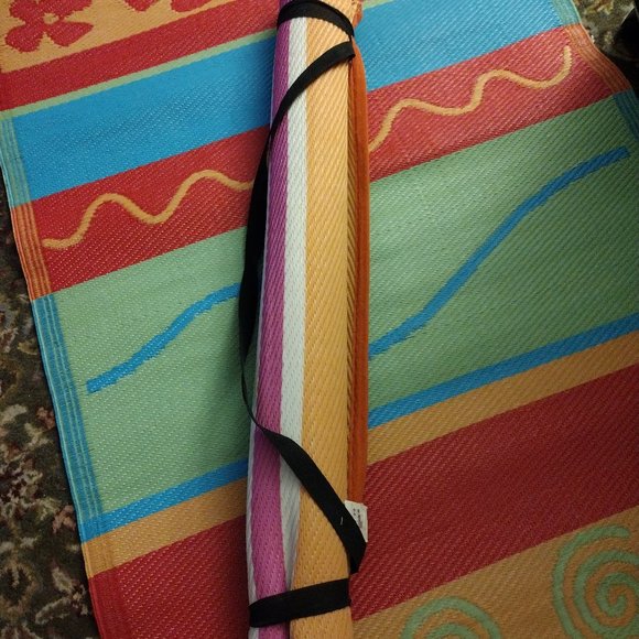 2 Cabana Beach mats - Beach Rollup mat NEW - Picture 1 of 5